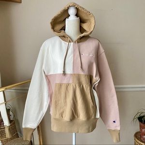 Champion x UO Colorblock Reverse Weave Hoodie M